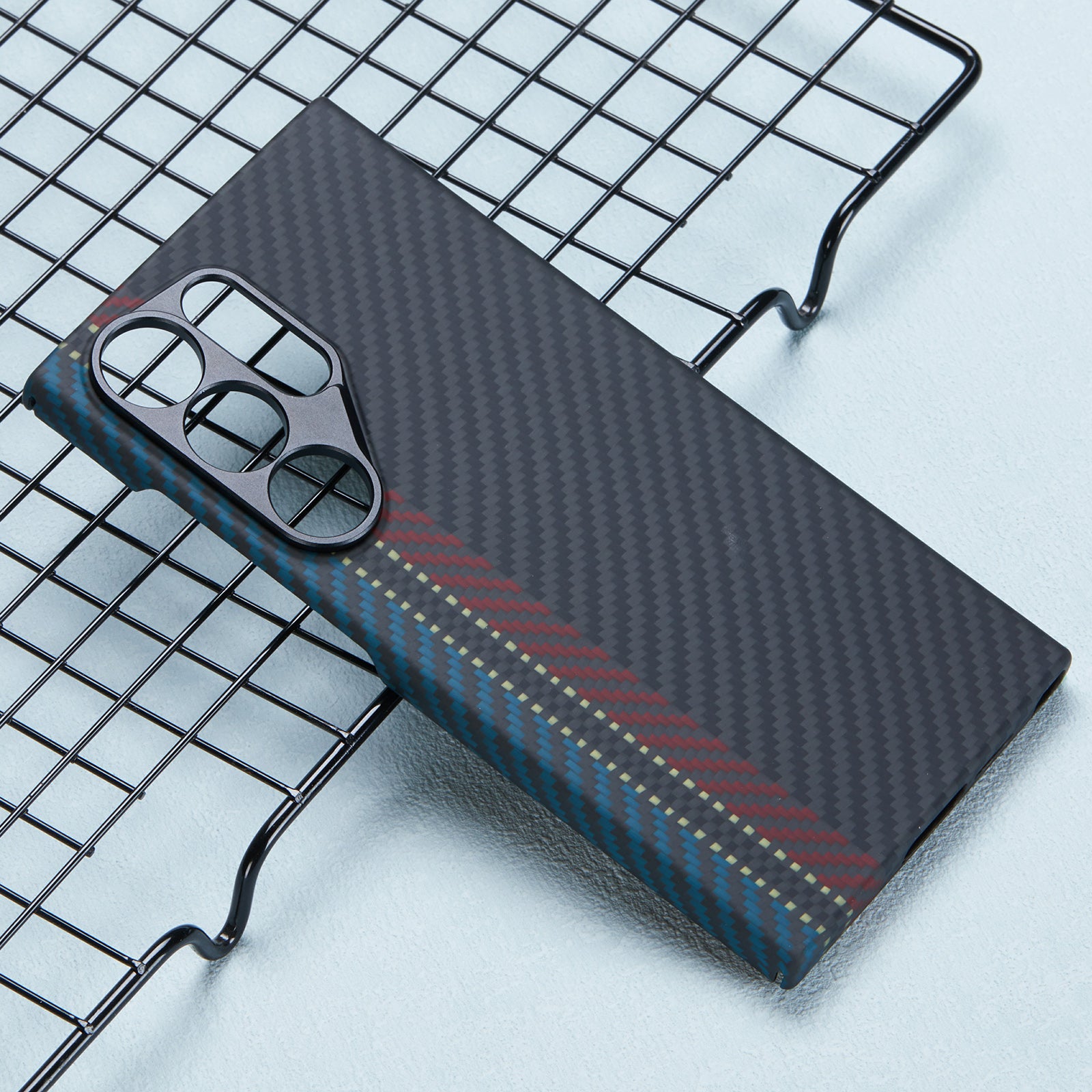 For Samsung Galaxy S24 Ultra Phone Case Aramid Fiber Back Cover with Metal Lens Protector For Samsung Galaxy S24 Ultra Phone Case Aramid Fiber Back Cover with Metal Lens Protector